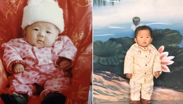 Là chị em sinh đôi nhưng Zhang và Hai bị chia cắt từ khi mới 10 ngày tuổi. Ảnh: SCMP.