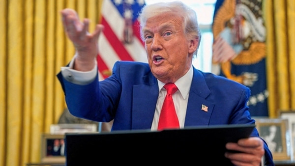 Tổng thống Trump từng viết: "Harvard đã lạc lối" trong một bài đăng trên mạng. Ảnh: AP. Tổng thống Trump từng viết: "Harvard đã lạc lối" trong một bài đăng trên mạng. Ảnh: AP.