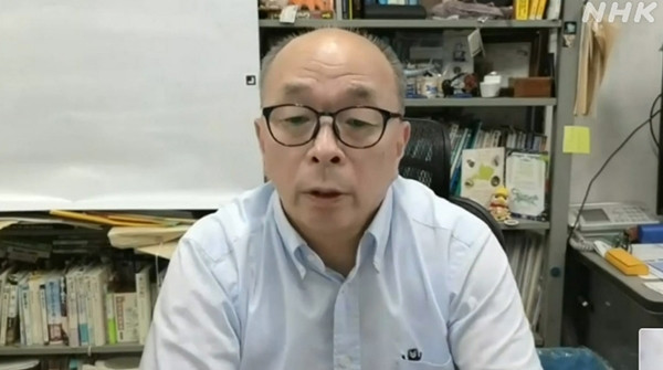 Ông Yokose Hisayoshi, một chuyên gia về Hải dương học. Ảnh: NHK. Ông Yokose Hisayoshi, một chuyên gia về Hải dương học. Ảnh: NHK.