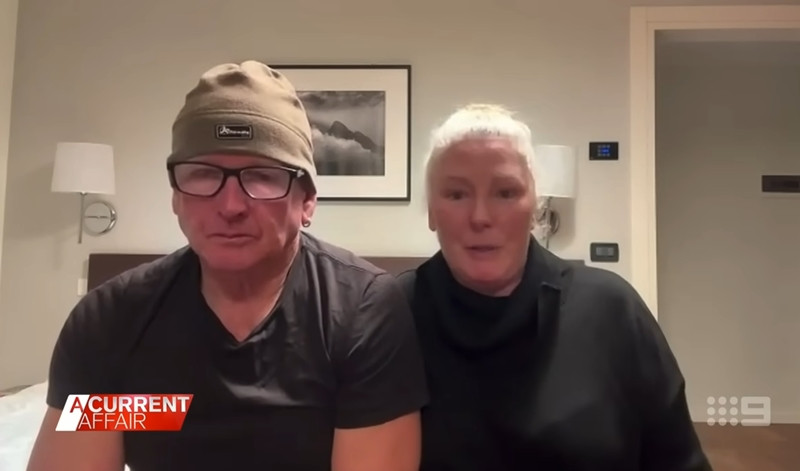 Ông Ring và bà Colin. Ảnh: A Current Affair. Ông Ring và bà Colin. Ảnh: A Current Affair.