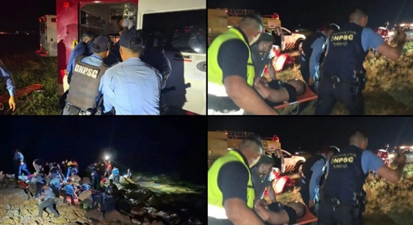 Nhiều người tham gia cứu hộ khi máy bay gặp nạn. Ảnh: 911Honduras. Nhiều người tham gia cứu hộ khi máy bay gặp nạn. Ảnh: 911Honduras.