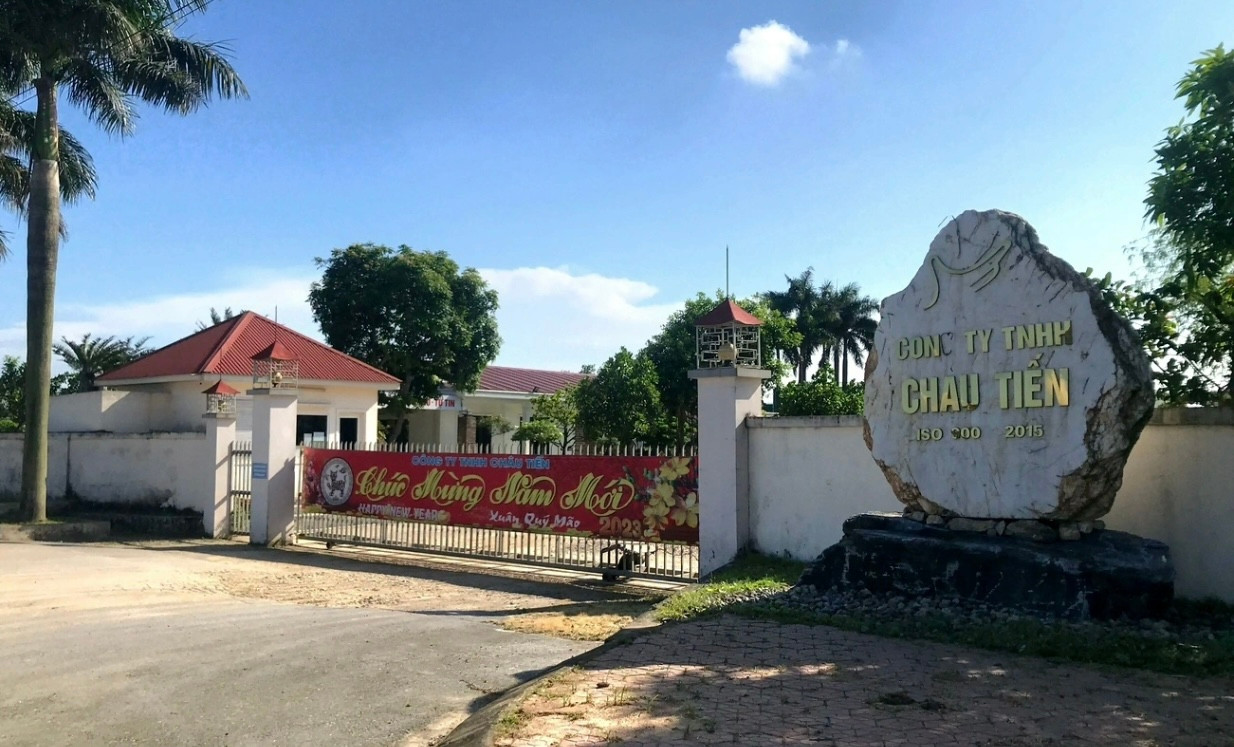 Công ty TNHH Châu Tiến - nơi 8 công nhân mắc bụi phổi từng làm việc (Ảnh: N. Phê).