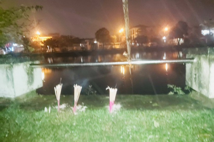 Khu vực phát hiện nam sinh Th. tử vong. Ảnh: TL