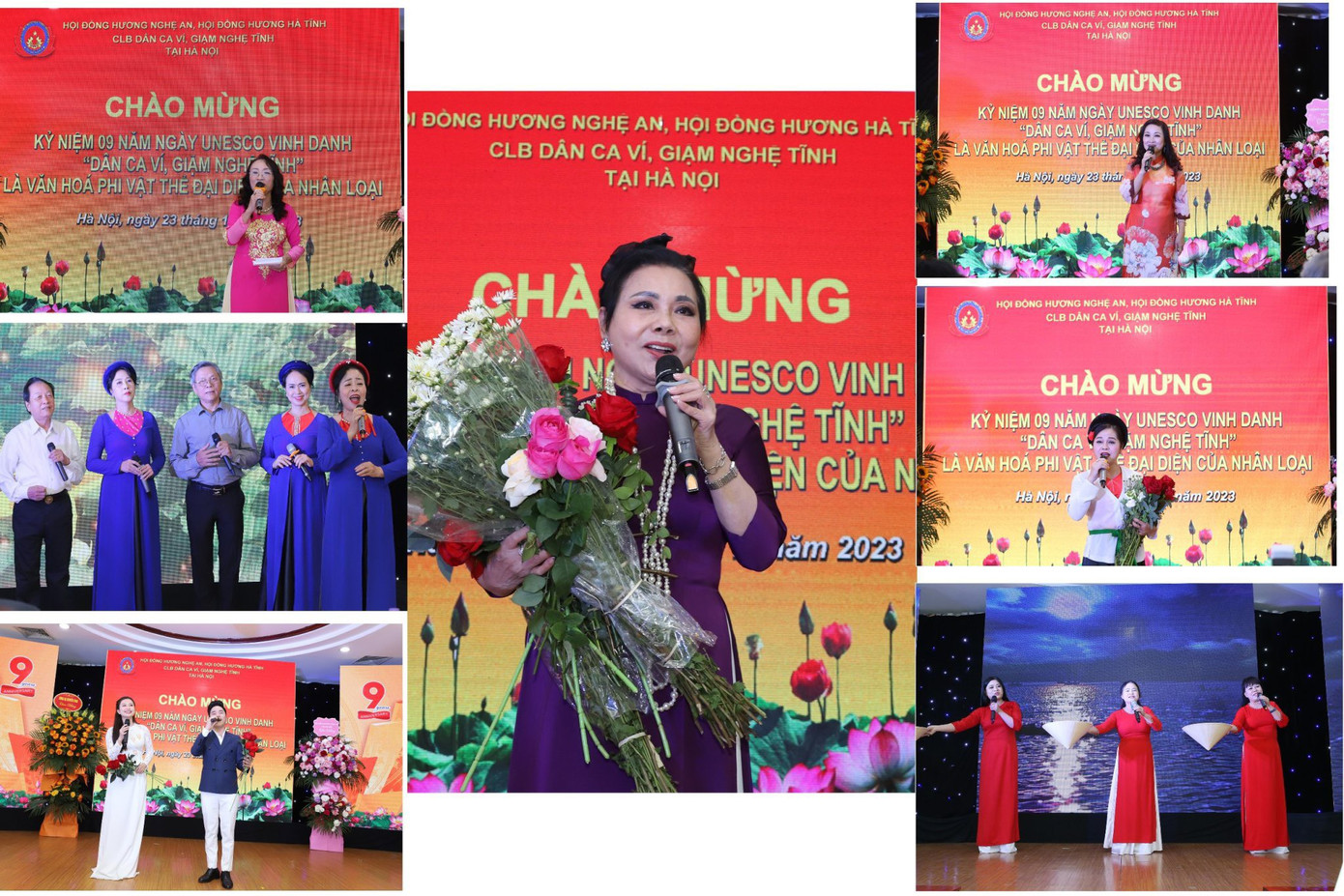 Nhiều nghệ sỹ tham gia biểu diễn tại buổi lễ. Nhiều nghệ sỹ tham gia biểu diễn tại buổi lễ.