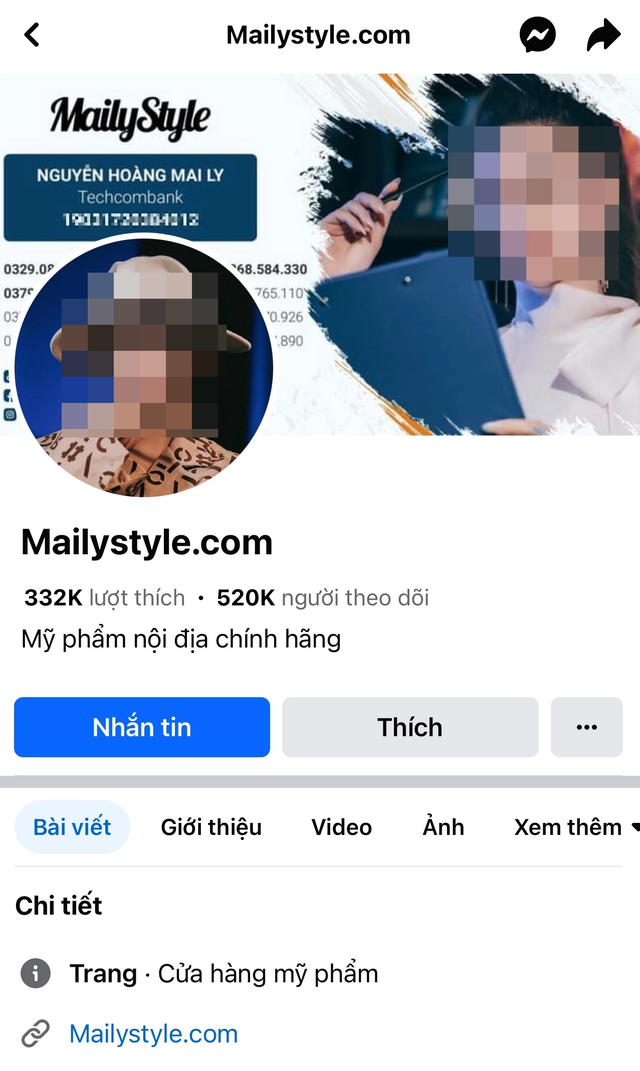 Tài khoản facebook với hàng trăm ngàn lượt theo dõi thường xuyên livetream bán hàng, chốt đơn.