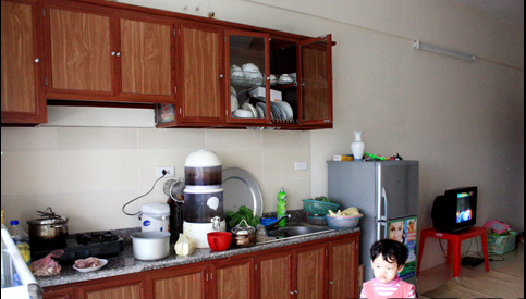 Bên trong căn hộ của một gia đình đã chuyển về sinh sống