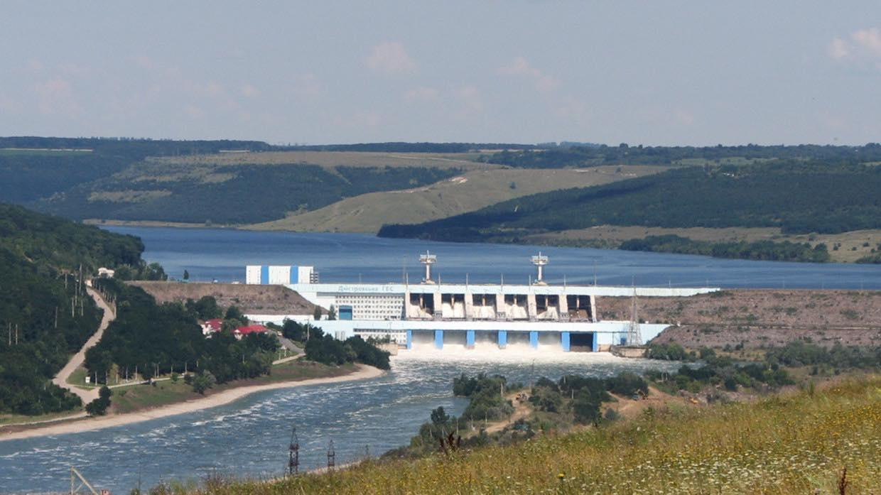 Đập thủy điện Dniester. Ảnh: RT Đập thủy điện Dniester. Ảnh: RT