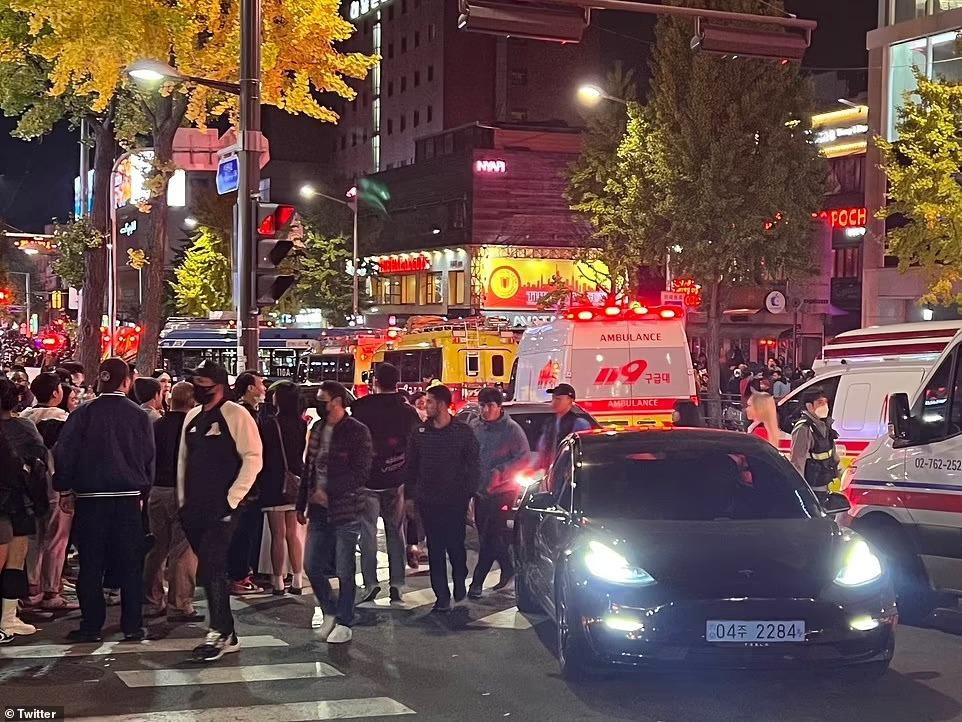 Hiện trường vụ việc. Ảnh: Twitter