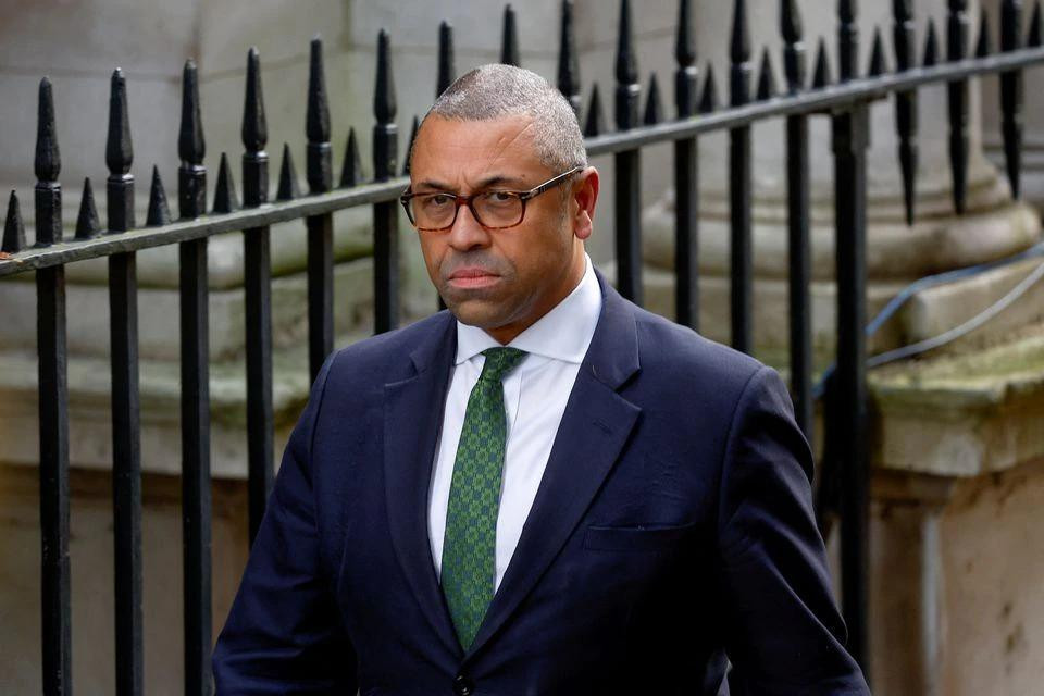 Ngoại trưởng James Cleverly. Ảnh: Reuters