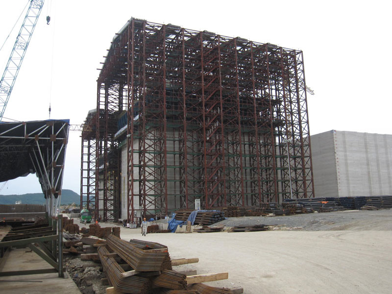 Công trình tại Khu kinh tế Vũng Áng do Cty Nibelc thực hiện Công trường