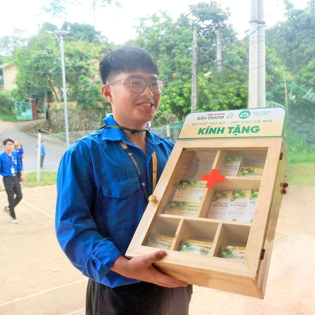 “Tủ thuốc Bảo Thanh” được khởi động từ năm 2021 bởi những người dược sĩ, bác sĩ có tấm lòng nhân ái tại Công ty Dược phẩm Hoa Linh.