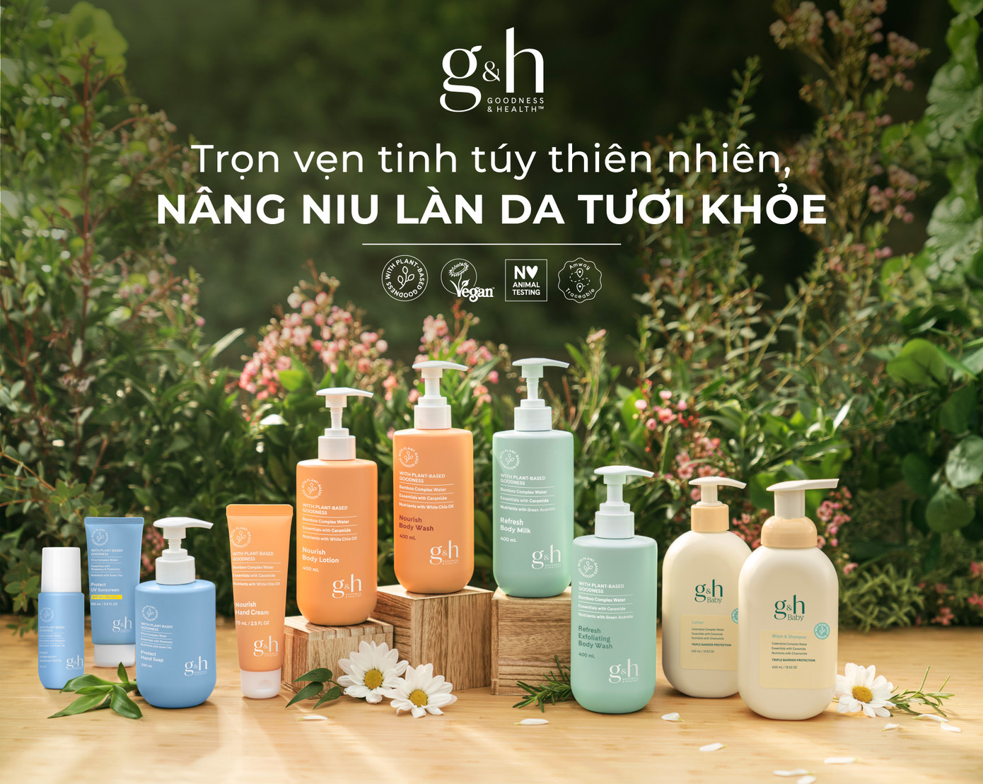 G&amp;H trình diện với 4 mục sản phẩm, tổng cộng 10 sản phẩm đa dạng phù hợp cho cả gia đình
