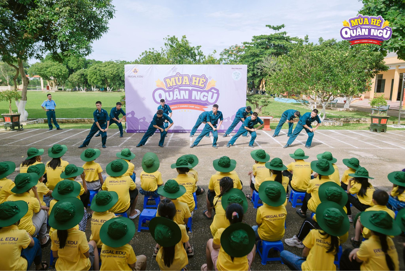 Học viên Regal Edu tham gia trải nghiệm Mùa hè quân ngũ tại Đại Đội 26 (Thanh Mai, Thanh Oai, Hà Nội)
