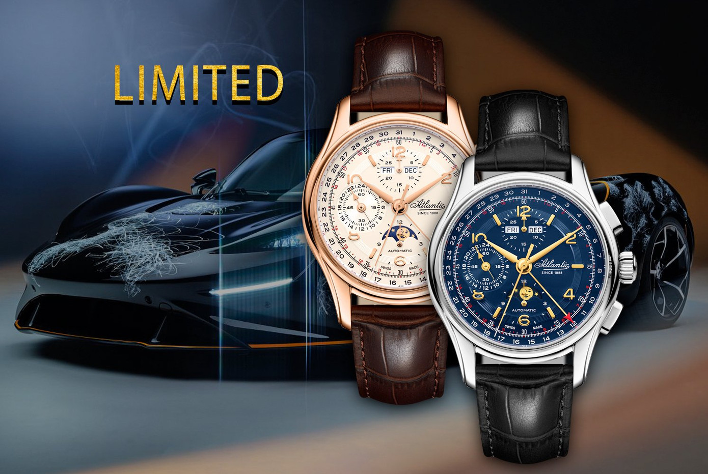 Đồng hồ Atlantic Swiss AT-52851 Limited phiên bản giới hạn 88 chiếc trên toàn cầu
