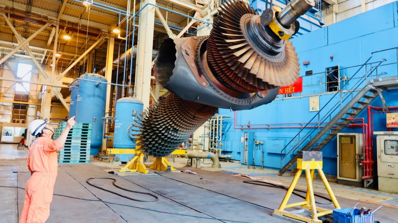 EPS hoàn thành 5 công trình sửa chữa lớn cụm Nhà máy điện Phú Mỹ 2.1 Mở rộng