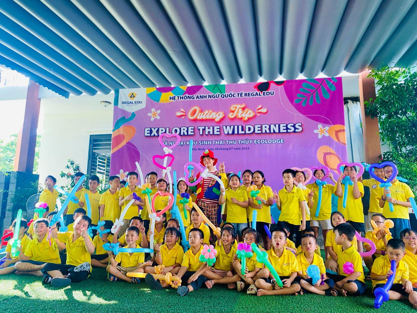 Học viên Regal Edu hào hứng tham gia hoạt động dã ngoại tại khu sinh thái (Bắc Ninh)