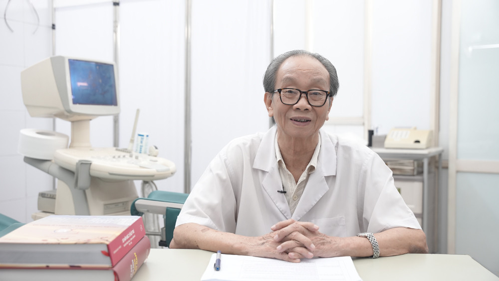 TTND.GS.TS Khoa học Nguyễn Đức Vy - Chuyên gia đầu ngành trong lĩnh vực Sản phụ khoa.