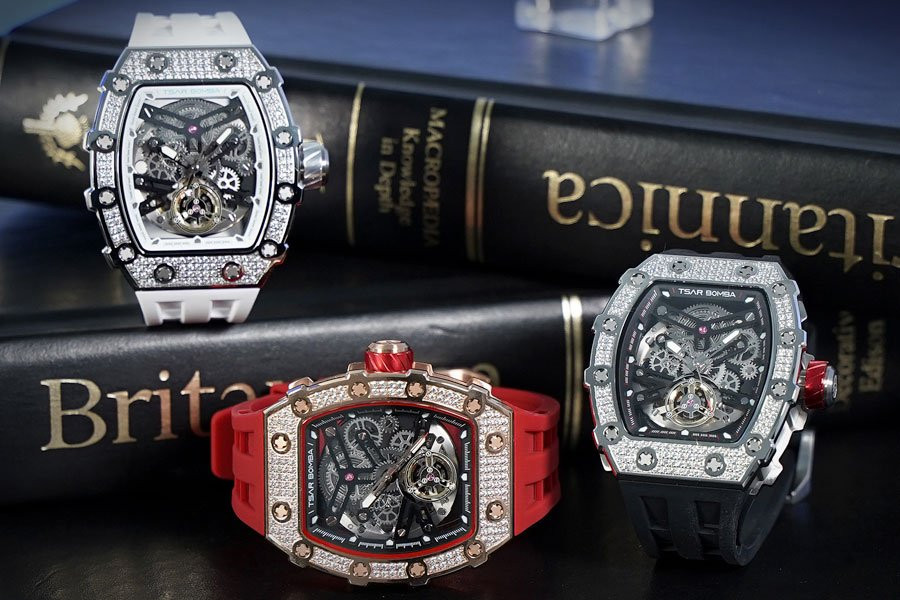 Đồng hồ Tsar Bomba với các thiết kế đa dạng mang lại sự năng động, trẻ trung nhưng không kém phần đẳng cấp.