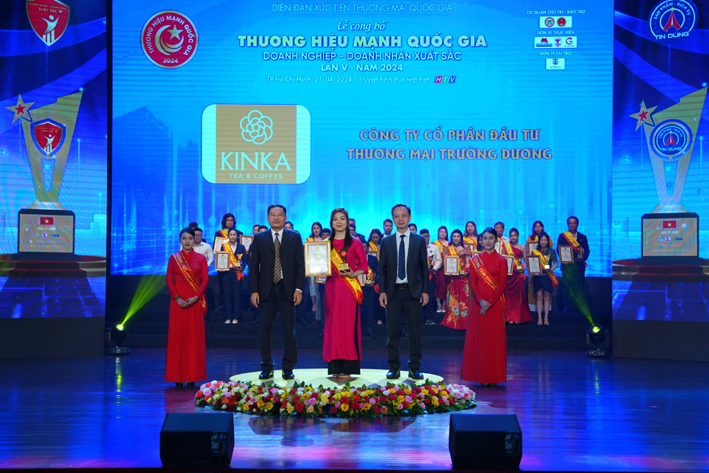 Thương hiệu KINKA vinh dự nhận giải thưởng uy tín “Top 10 - Thương Hiệu Mạnh Quốc Gia 2024”