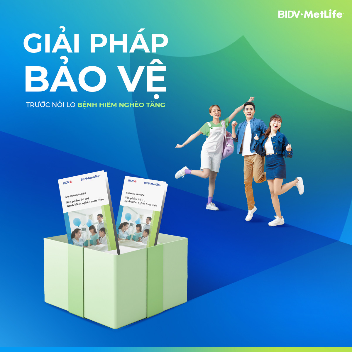 Sản phẩm Quà tặng Sức khoẻ BIDV MetLife giúp khách hàng xây dựng một đời đáng sống