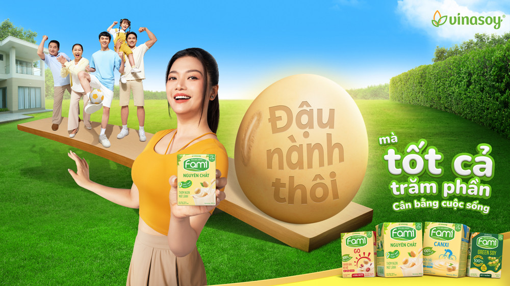 Fami luôn đồng hành và mang nguồn dinh dưỡng từ tự nhiên, thơm ngon, tốt cho sức khỏe đến người tiêu dùng.