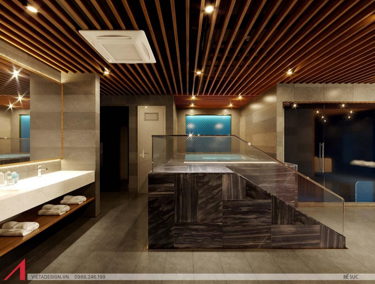 Bể sục Spa tiện nghi, hiện đại đáp ứng nhu cầu chăm sóc sức khoẻ của cư dân và du khách