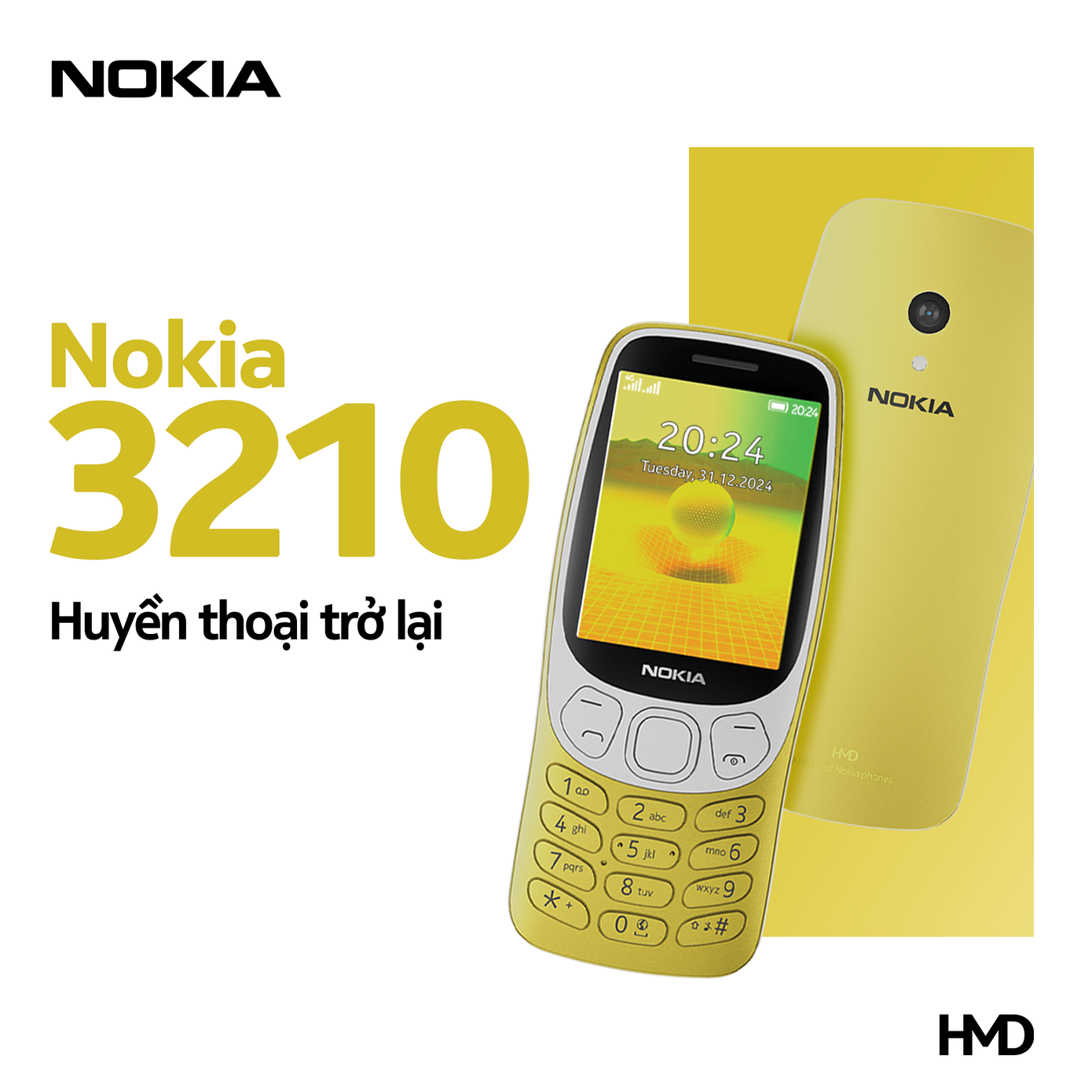 Nokia 3210 là một sản phẩm đặc biệt phù hợp để làm quà tặng cho các bậc phụ huynh lớn tuổi Nokia 3210 là một sản phẩm đặc biệt phù hợp để làm quà tặng cho các bậc phụ huynh lớn tuổi