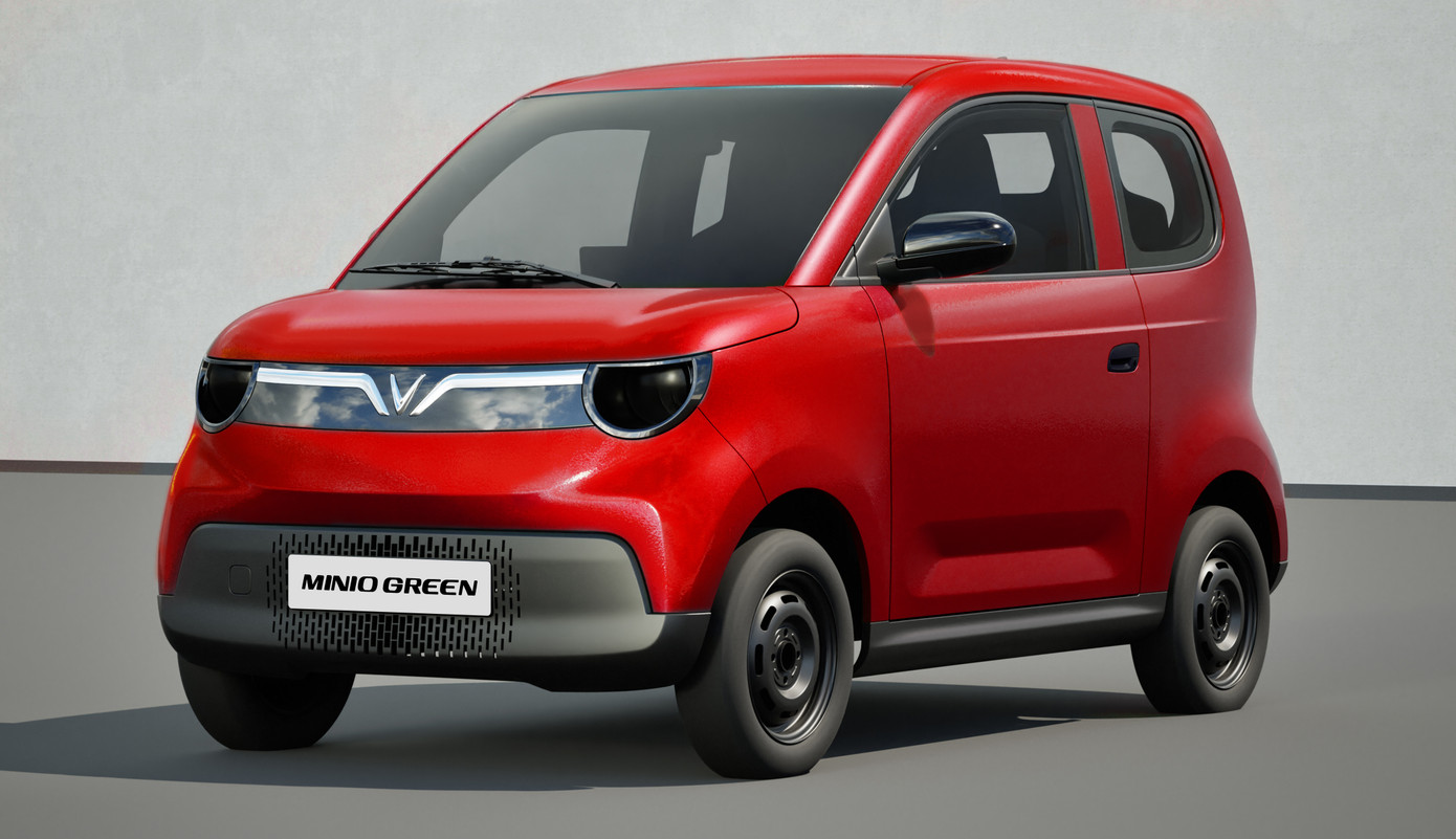 Tổng thể thiết kế Minio Green với nhiều đường bo tròn mềm mại. Ảnh: VinFast Tổng thể thiết kế Minio Green với nhiều đường bo tròn mềm mại. Ảnh: VinFast
