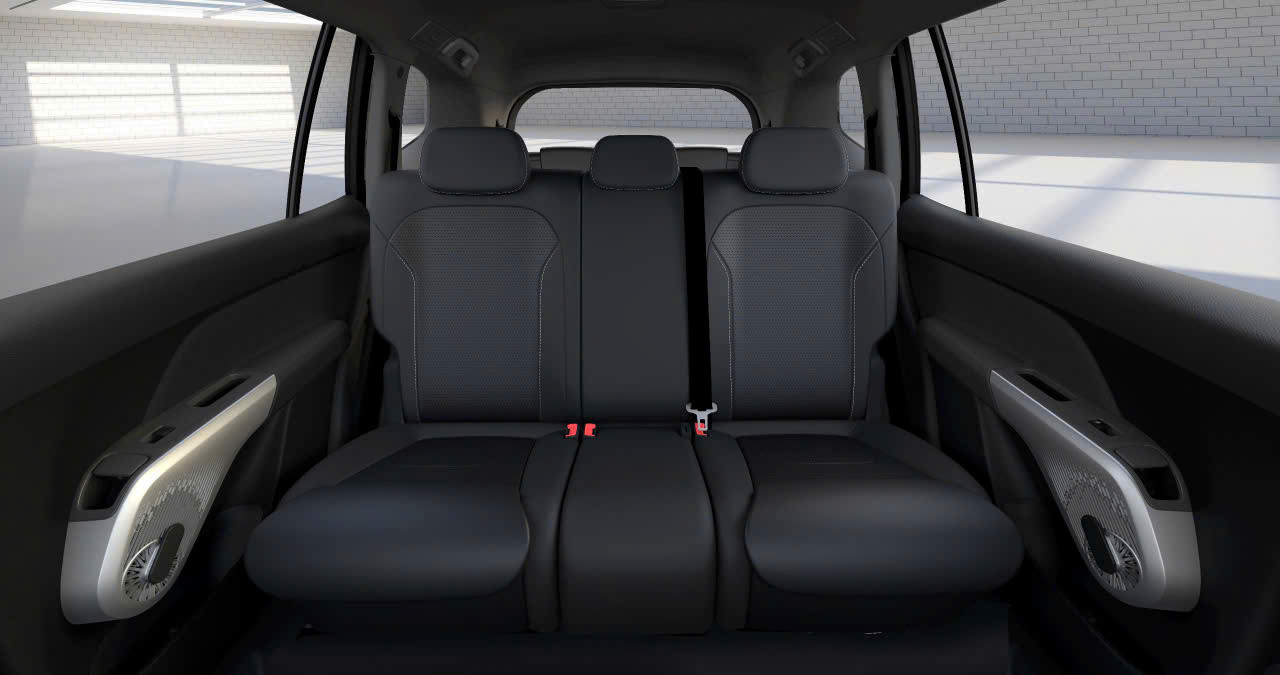 Hàng ghế thứ 2 trên xe được bố trí 3 chỗ ngồi. Hệ thống tapi cửa có thiết kế khá lạ mắt. Hàng ghế thứ 2 trên xe được bố trí 3 chỗ ngồi. Hệ thống tapi cửa có thiết kế khá lạ mắt.
