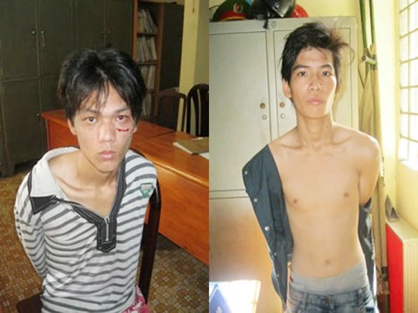 Lục Định An (trái) và Huỳnh Quốc Hòa (phải)