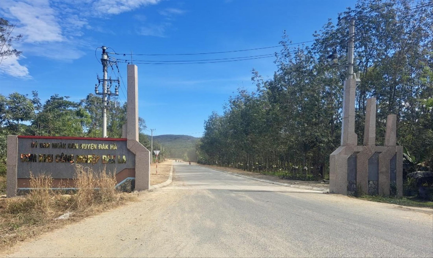 Hiện cụm công nghiệp Đăk La chỉ có 7 doanh nghiệp, đạt tỷ lệ hơn 37% diện tích