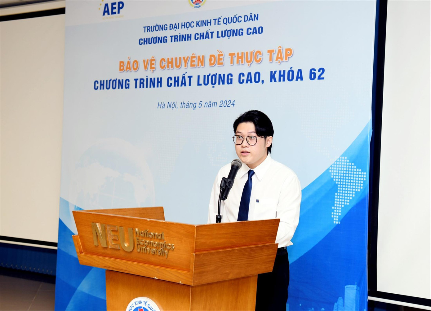 Sinh viên Nguyễn Đình Nguyên Khôi. Ảnh: Nghiêm Huê