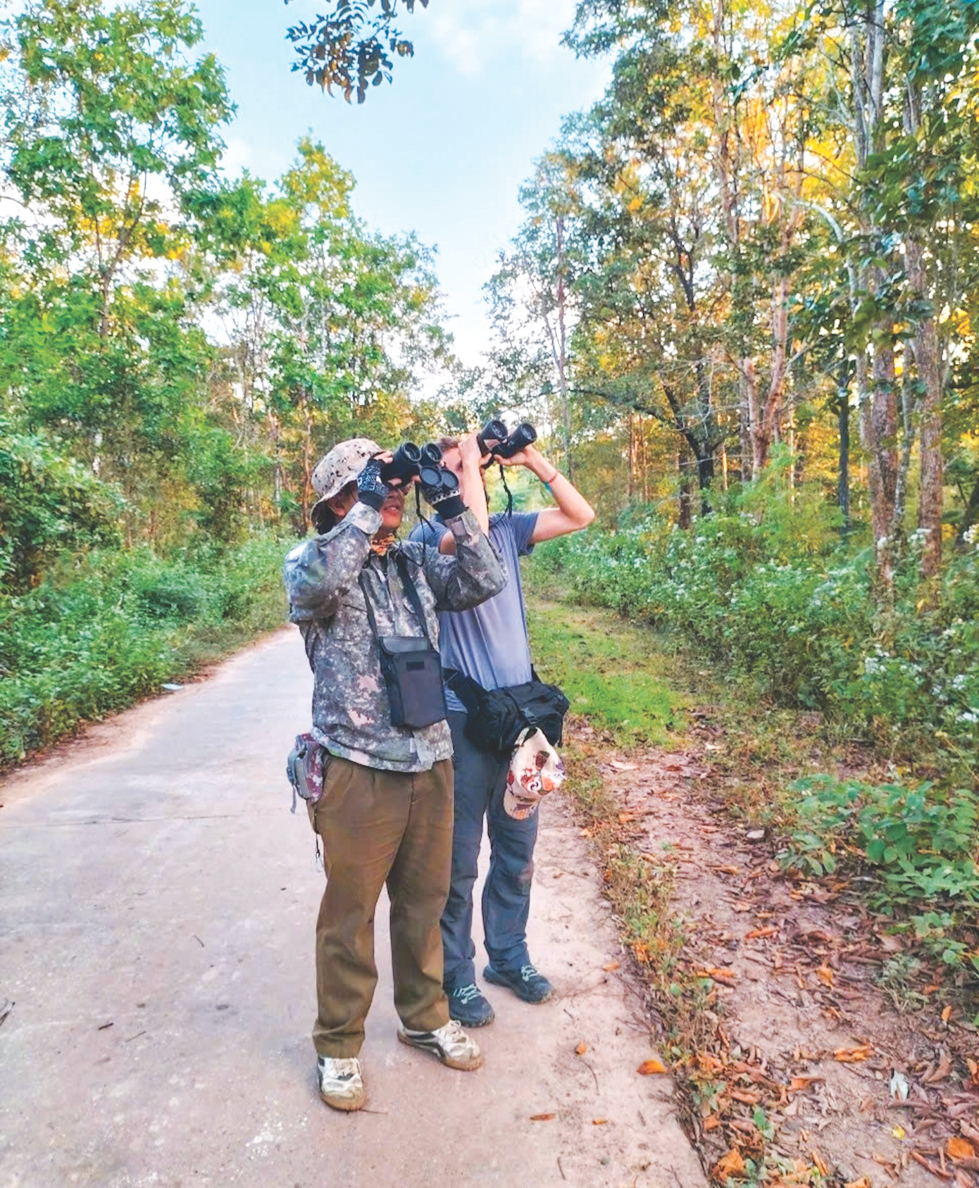 Du khách chọn những thời điểm lý tưởng để ngắm nhìn các loài chim.