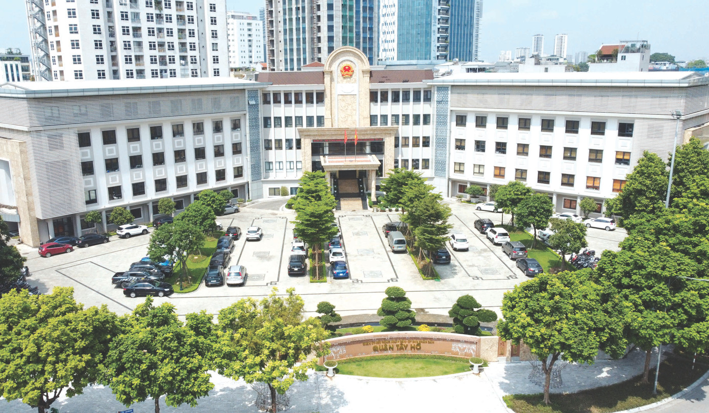 Quận Tây Hồ đặt mục tiêu là quận chuyển đổi số và có hạ tầng thông minh vào năm 2025