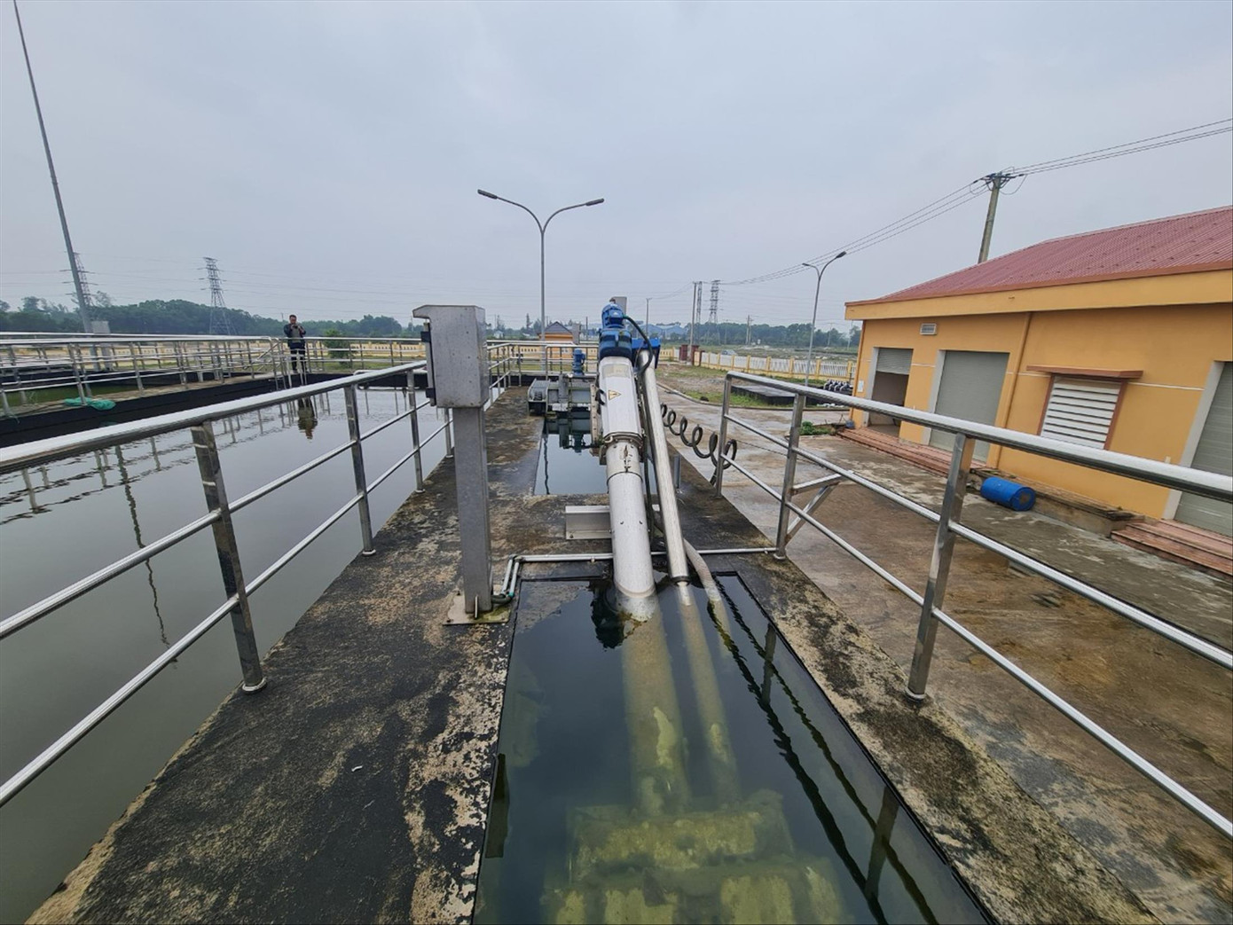 Nhà máy xử lý nước thải tập trung tại Khu CN Quán Ngang qua 7 năm xây dựng vẫn chưa đi vào hoạt động