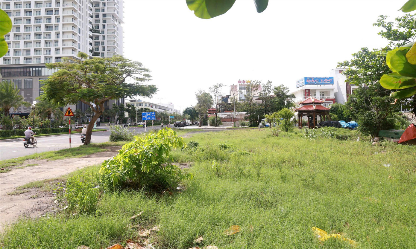 Dự án Đắc Lộc Hotel của Công ty TNHH Thủy sản Đắc Lộc chưa được giao đất. Ảnh: LỮ HỒ Dự án Đắc Lộc Hotel của Công ty TNHH Thủy sản Đắc Lộc chưa được giao đất. Ảnh: LỮ HỒ