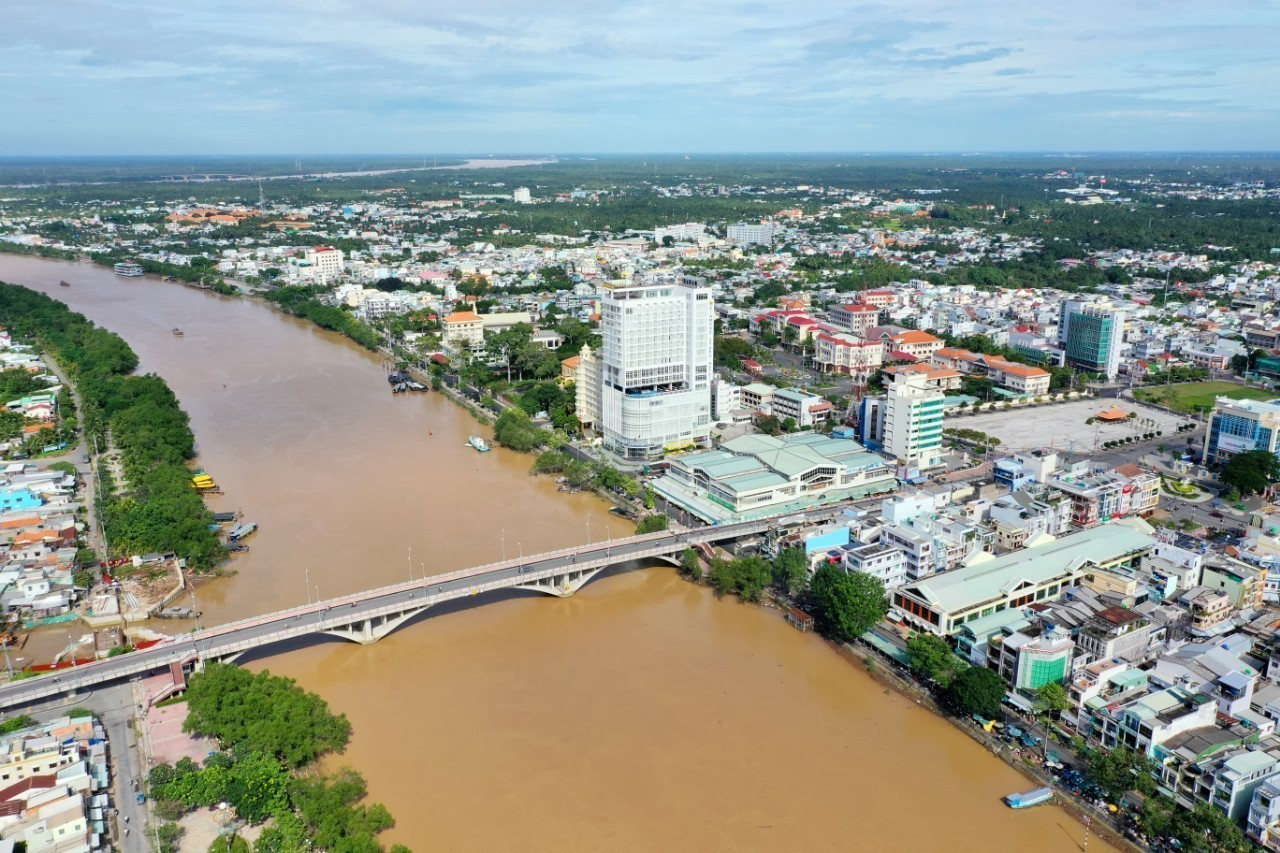 Một góc thành phố Bến Tre, tỉnh Bến Tre. Một góc thành phố Bến Tre, tỉnh Bến Tre.