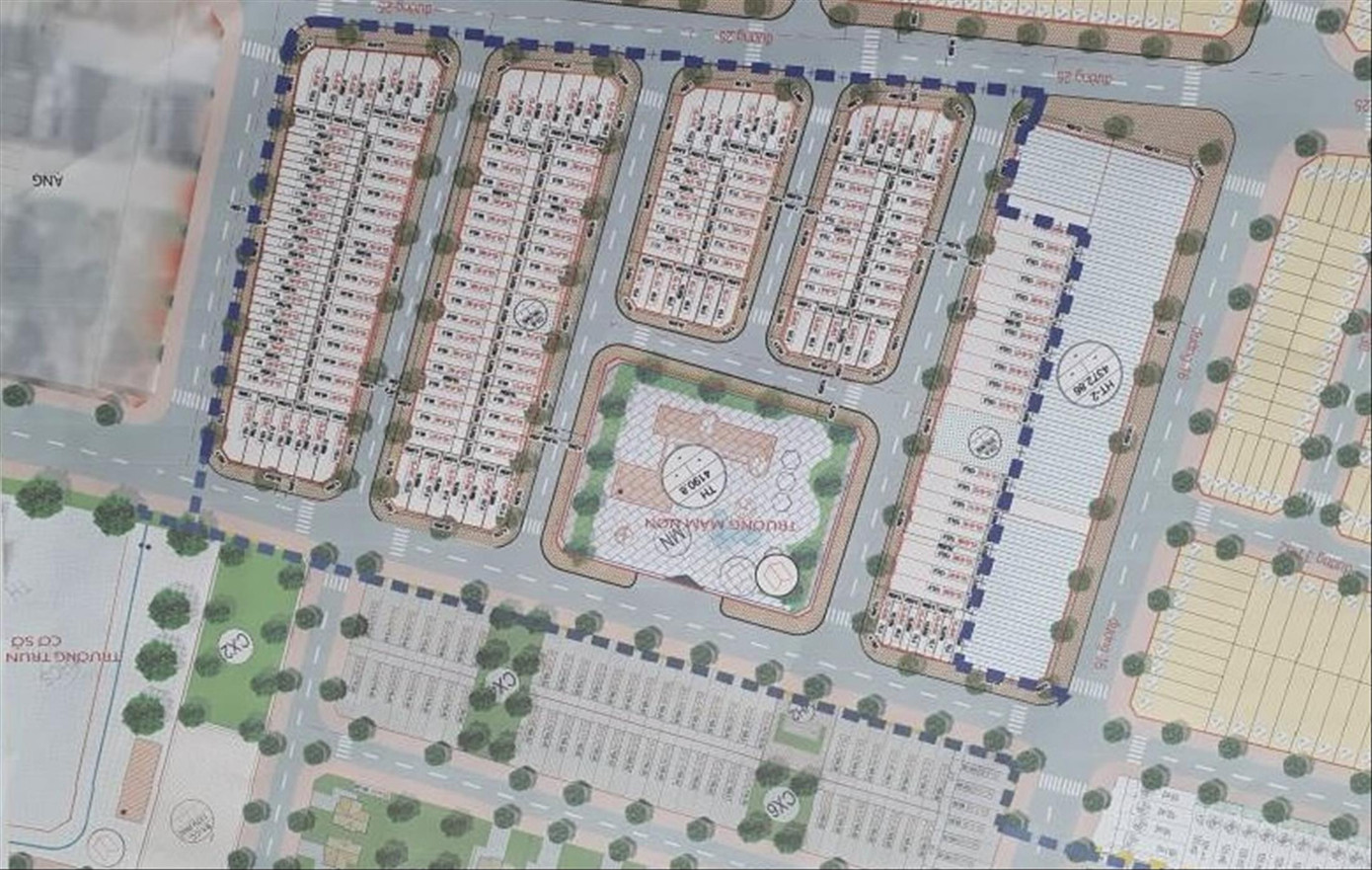 Phối cảnh mặt bằng quy hoạch số 731 của UBND tỉnh Thanh Hóa