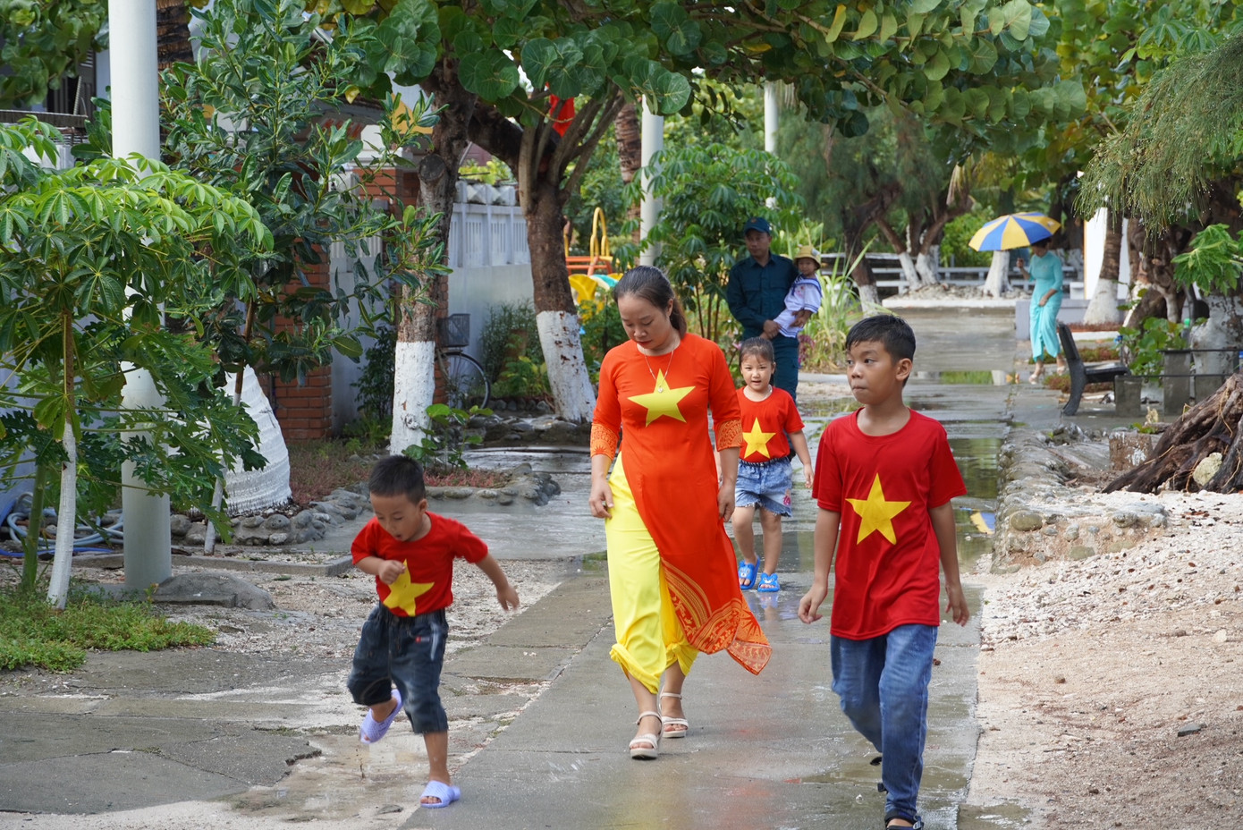 Sắc xanh trên Quần đảo Trường Sa Sắc xanh trên Quần đảo Trường Sa