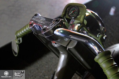 Honda Dream huyền thoại 'khoác áo' nhà binh ảnh 5