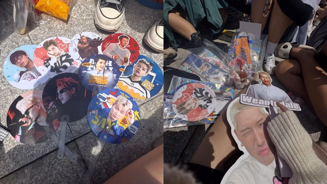 Những món quà độc đáo mà fan dành tặng cho nghệ sĩ tại concert Anh Trai Say Hi. (Ảnh: @incoldani) Những món quà độc đáo mà fan dành tặng cho nghệ sĩ tại concert Anh Trai Say Hi. (Ảnh: @incoldani)