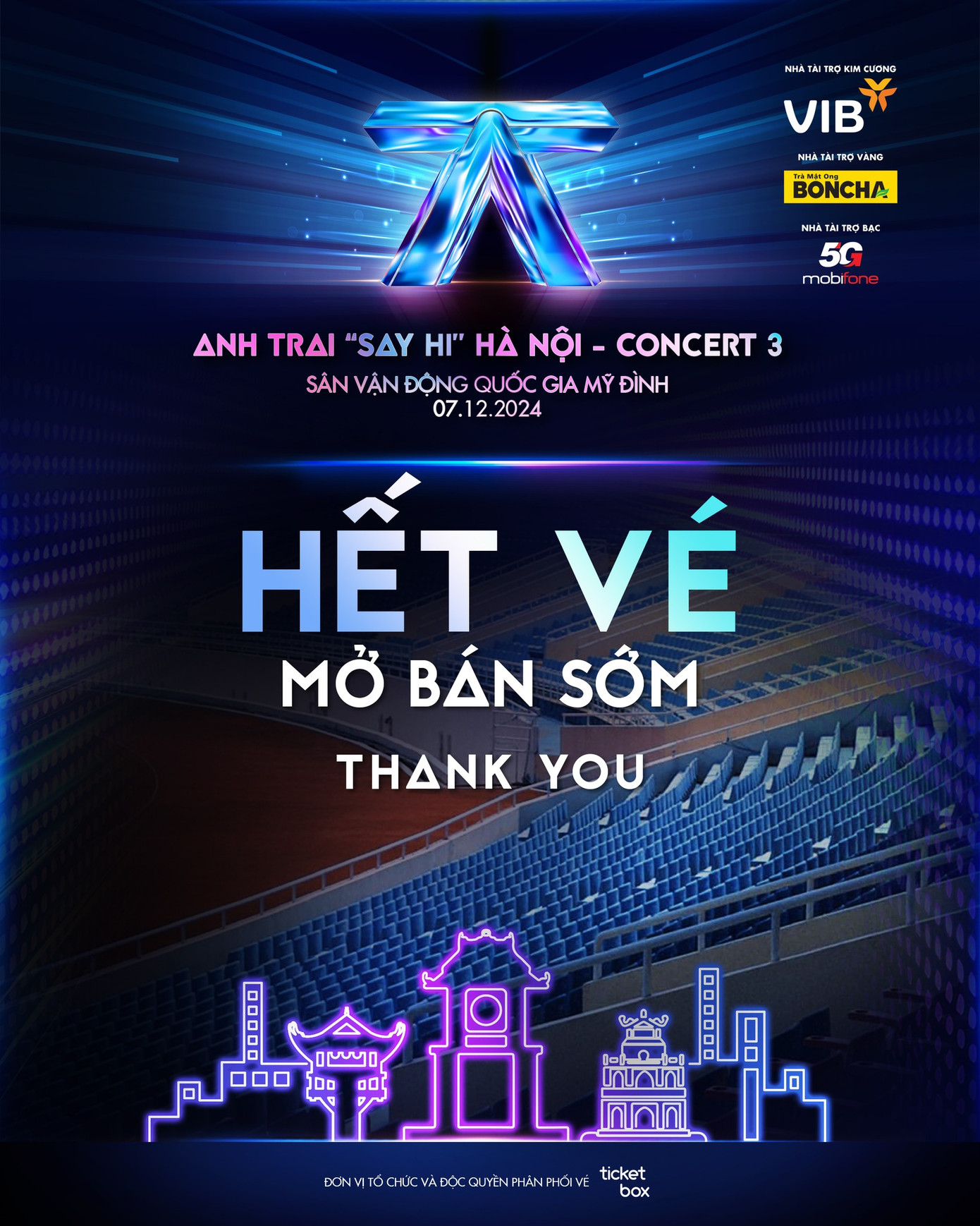 Cơn sốt vé Anh Trai "Say Hi" sau 1 giờ mở bán sớm. (Nguồn ảnh: Fanpage Anh Trai Say Hi Vie Channel)