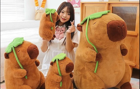 Gấu bông capybara cực hot chiếm trọn trái tim fan (Nguồn: Internet)