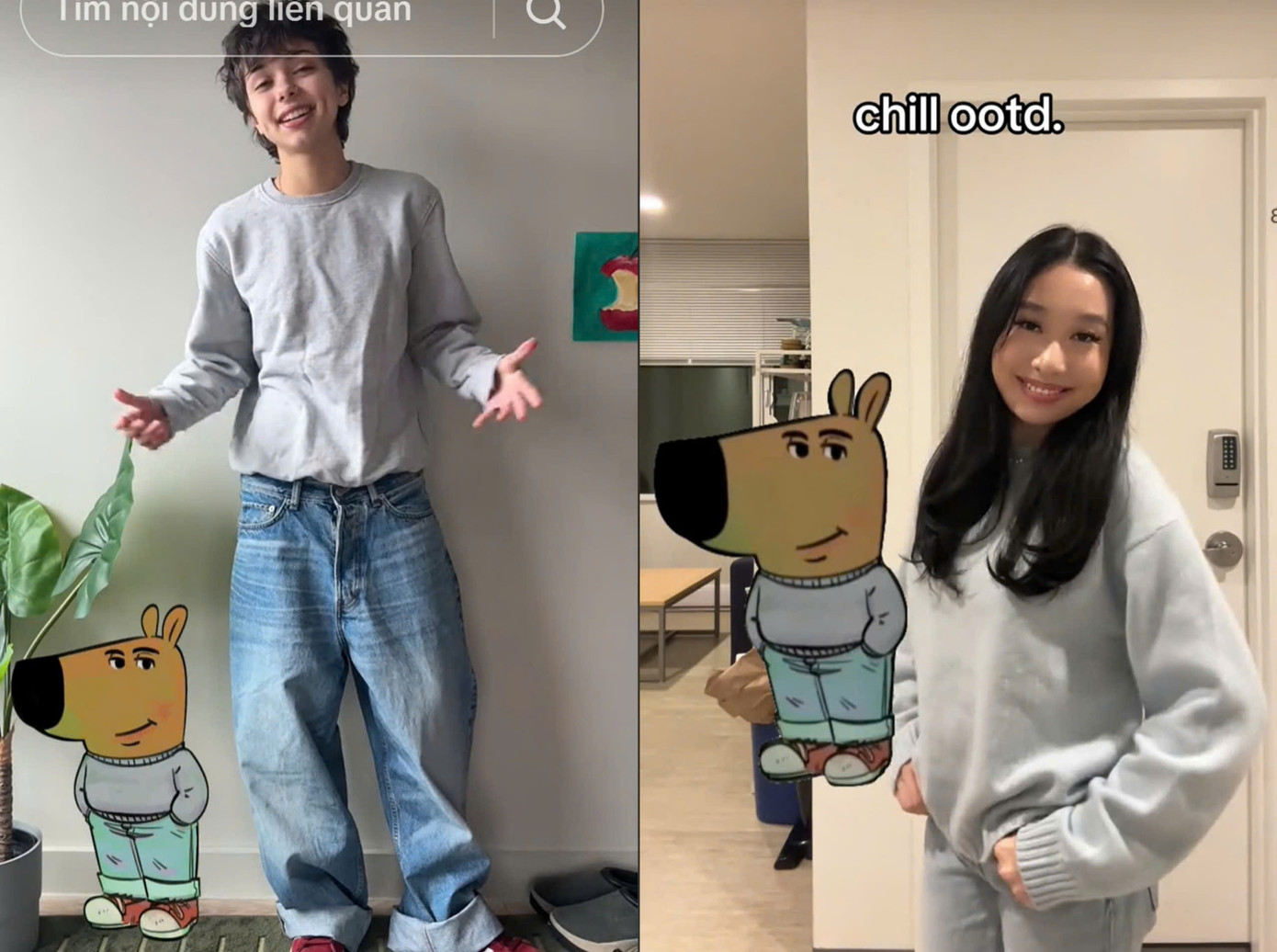 Các "cô nàng thư giãn" cũng không đứng ngoài trào lưu. (Ảnh: valentinalabriiola, aamyguo) Các "cô nàng thư giãn" cũng không đứng ngoài trào lưu. (Ảnh: valentinalabriiola, aamyguo)