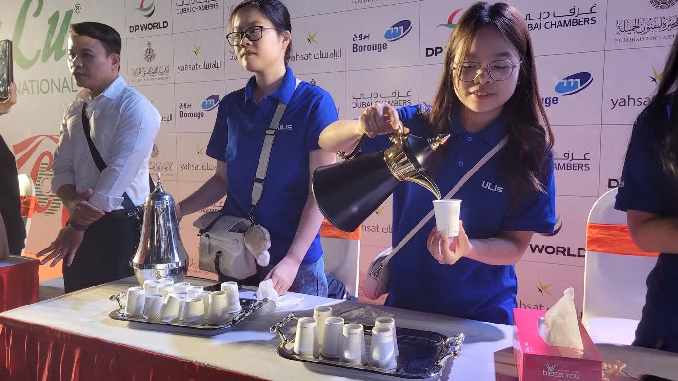 Góc trải nghiệm cà phê Ả Rập.