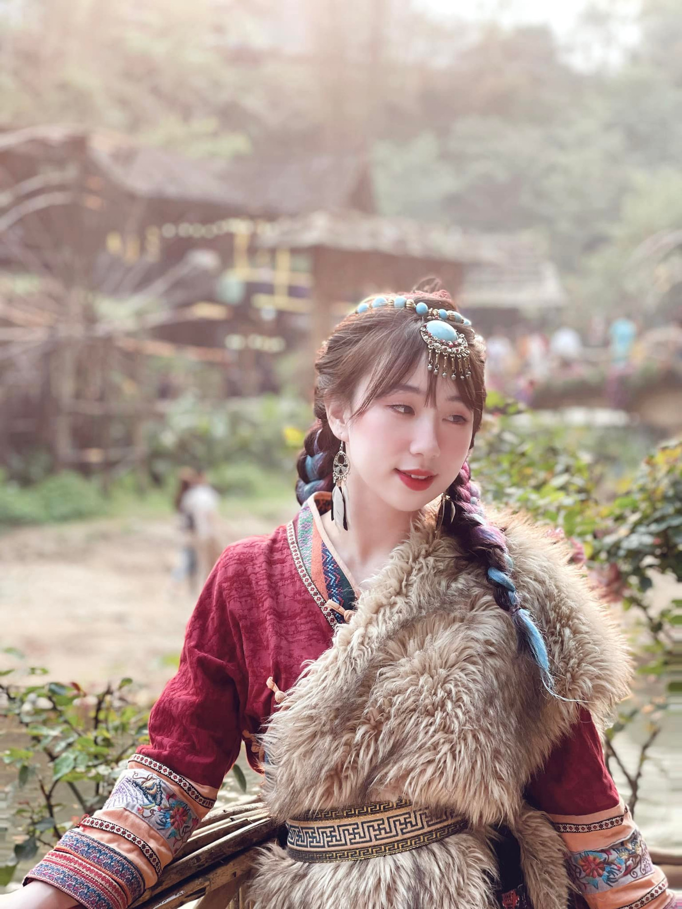 Thanh Hà trong chuyến đi Sa Pa vào cuối tháng 11. (Ảnh: NVCC)