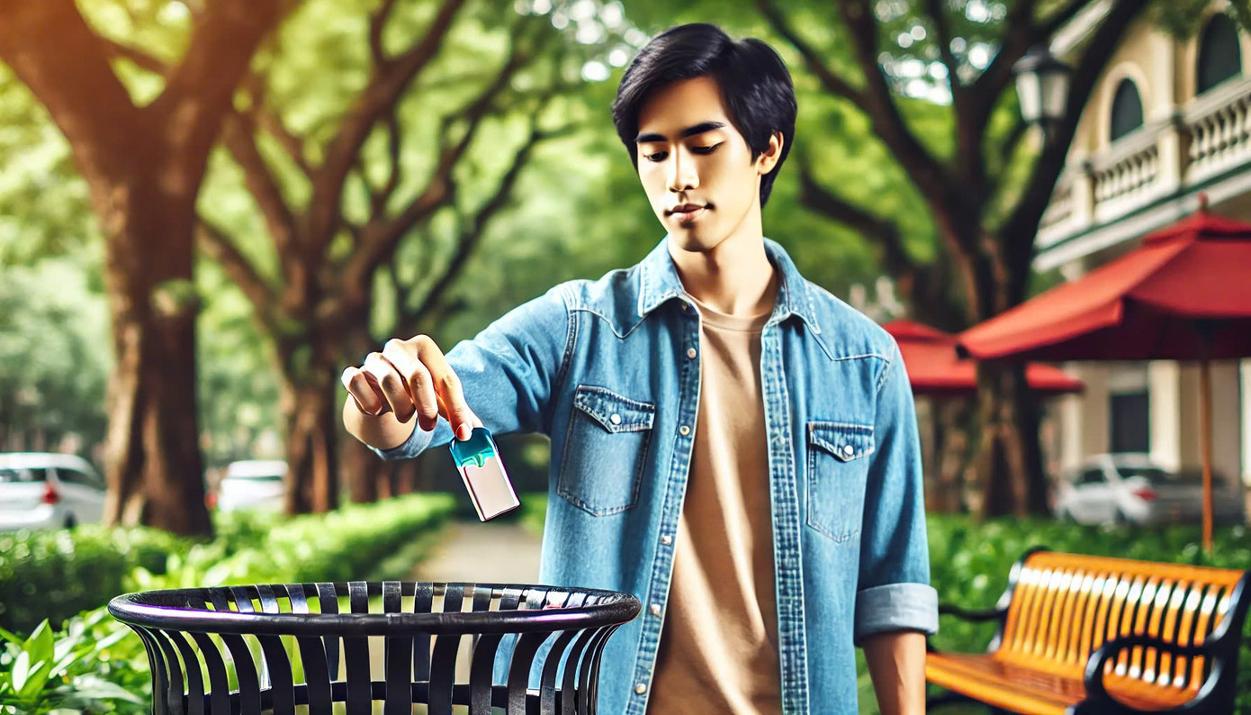 Theo bác sĩ, người cai thuốc lá điện tử cần có sự đồng hành của gia đình, bạn bè. (Ảnh minh họa bởi AI)