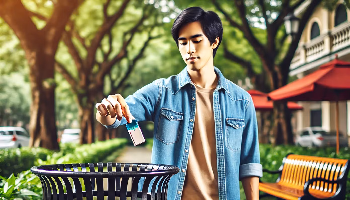 Theo bác sĩ, người cai thuốc lá điện tử cần có sự đồng hành của gia đình, bạn bè. (Ảnh minh họa bởi AI) Theo bác sĩ, người cai thuốc lá điện tử cần có sự đồng hành của gia đình, bạn bè. (Ảnh minh họa bởi AI)