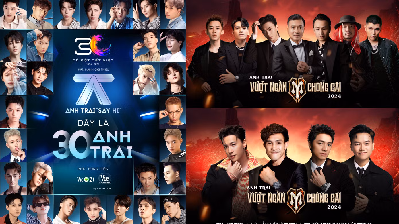 Tiến sĩ Phan Quang Anh kỳ vọng các show Anh Trai sẽ là bệ phóng góp phần cho sự hình thành một thế hệ nhân lực chuyên nghiệp trong ngành quản lý giải trí tại Việt Nam (Nguồn ảnh: Fanpage Anh Trai Vượt Ngàn Chông Gai, Fanpage Anh Trai Say Hi Vie Channel)
