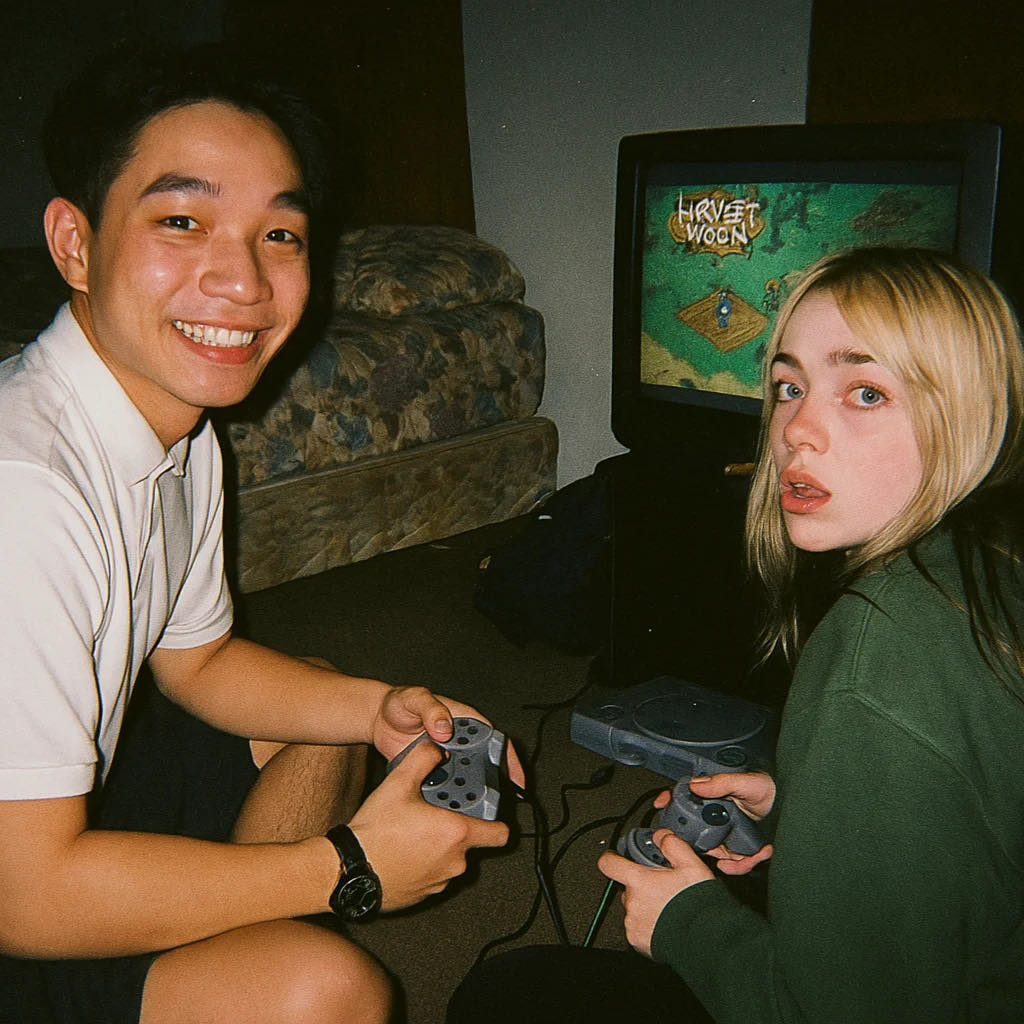 Bạn trẻ cùng thần tượng Billie Eilish. (Ảnh: thanglee) Bạn trẻ cùng thần tượng Billie Eilish. (Ảnh: thanglee)